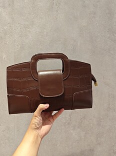 Universal underarm bag, one-shoulder bag, Korean style, crocodile print, chain bag