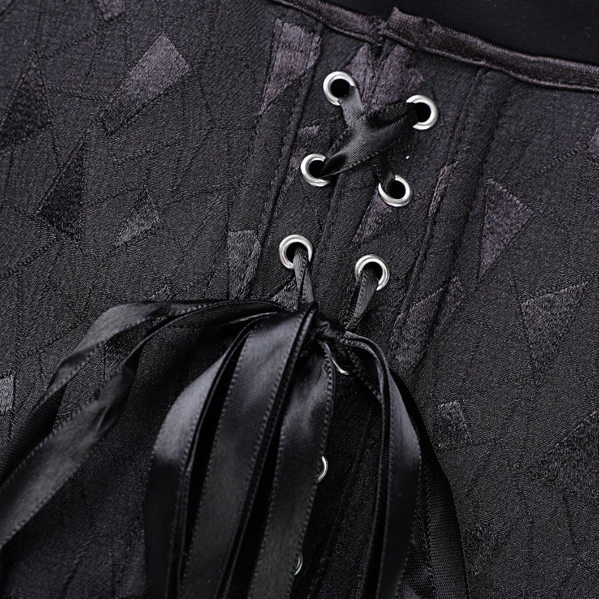 Nuevo retro negro cola de pescado contorno forma cintura en forma de hueso de pescado fabricación de chaqueta de pecho suministro transfronterizo temu