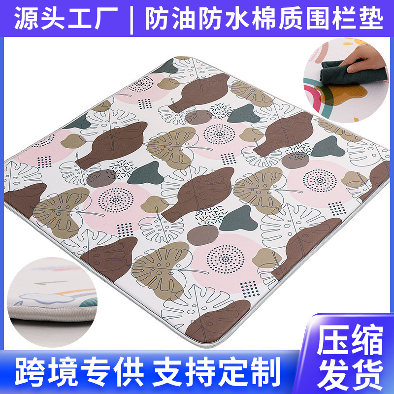 Almohadilla para gatear para bebés de Amazon Almohadilla para cercas Almohadilla para juegos impermeable y a prueba de orina Almohadilla para gatear gruesa Almohadilla antideslizante y gruesa