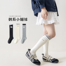 女童小腿袜子纯春秋季儿童韩版ins长筒袜小女孩秋天洋气小腿袜