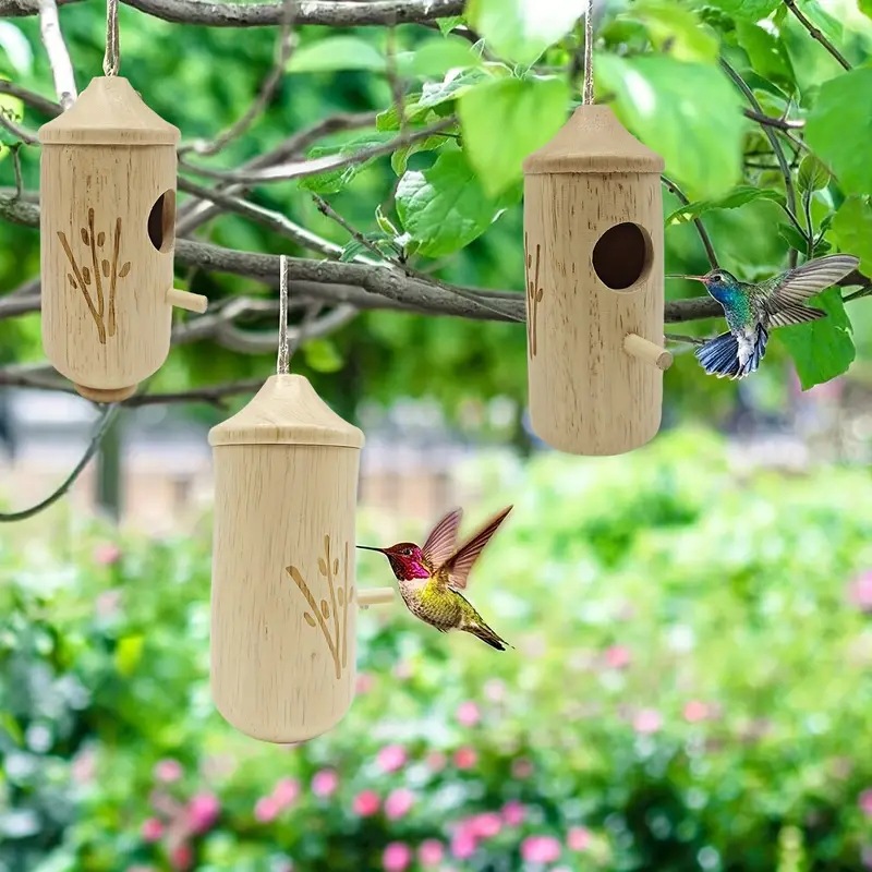 Cruz-frontera popular decoración encantadora colibrí casa pájaro alimentador colibrí casa jardín al aire libre decoración colgante