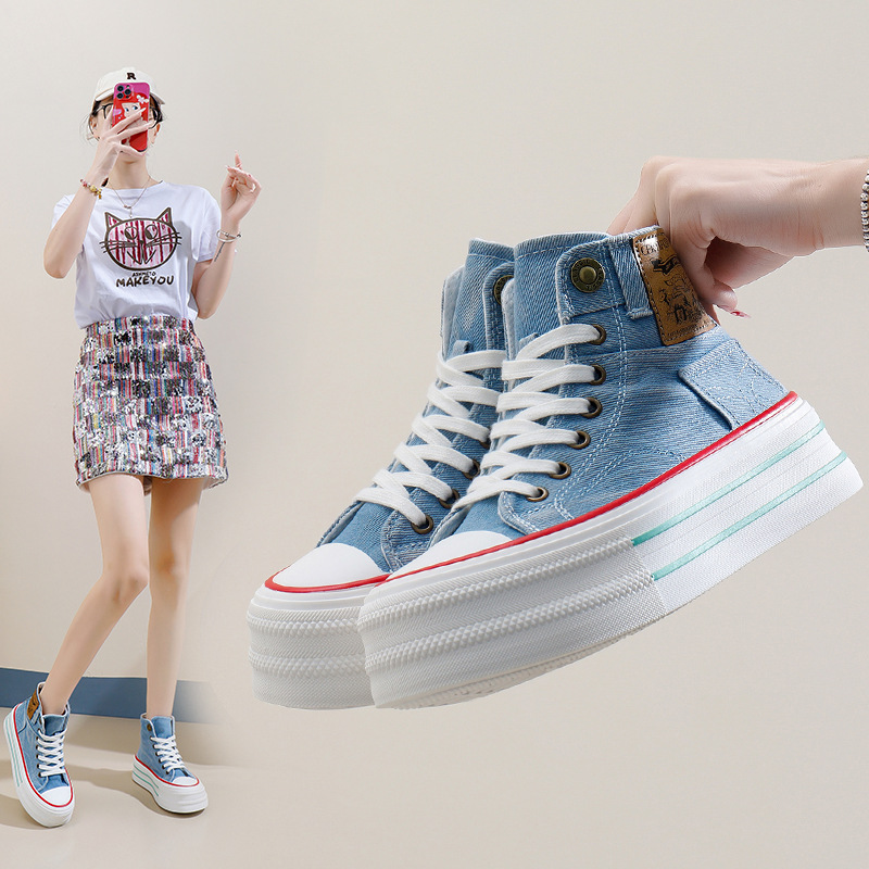 2024 herbst Neue Koreanische Leinwand Studenten Tragen Dicken sohlen Casual Ins Trendy Board Weibliche Schuhe BR616_voghion.com