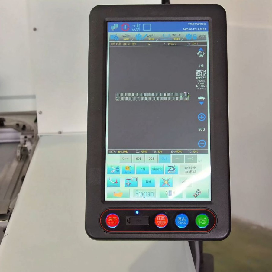 Tongda marca de costura de caballo tipo pórtico herringbone costura manta eléctrica silla de calefacción automotriz tubo de calefacción costura máquina de cableado manta eléctrica