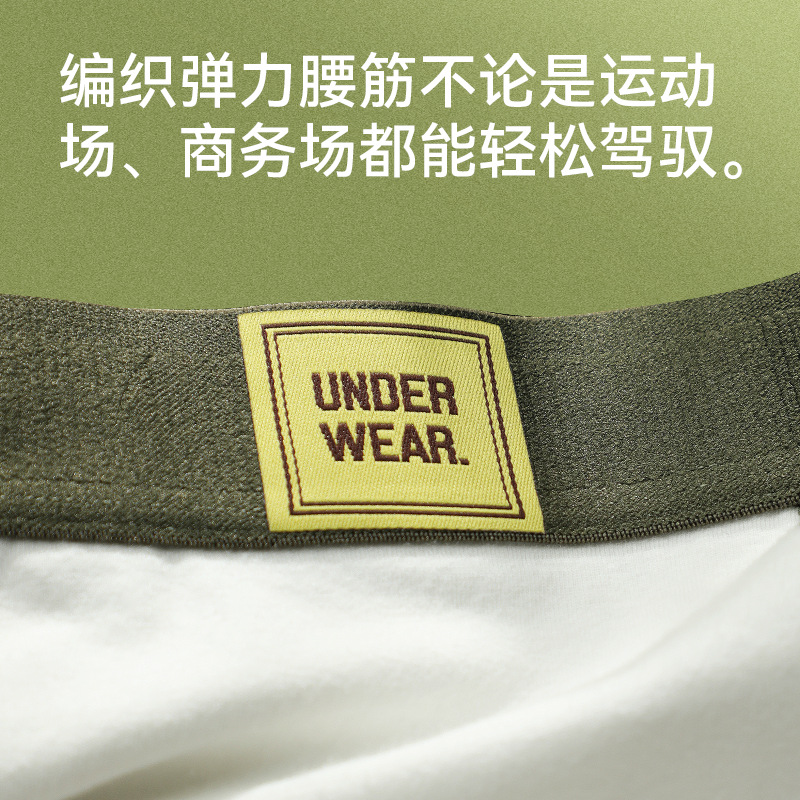 Pantalones interiores de hombre nuevo algodón de otoño sencillo transpirable 10A antibacterianos pantalones de cintura media adultos pantalones cortos