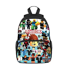 Cross-border Virtual World Children's Cartoon Backpack Primary School Kindergarten Front Pocket Backpack Polyester Lightweight Double-layer School Bag