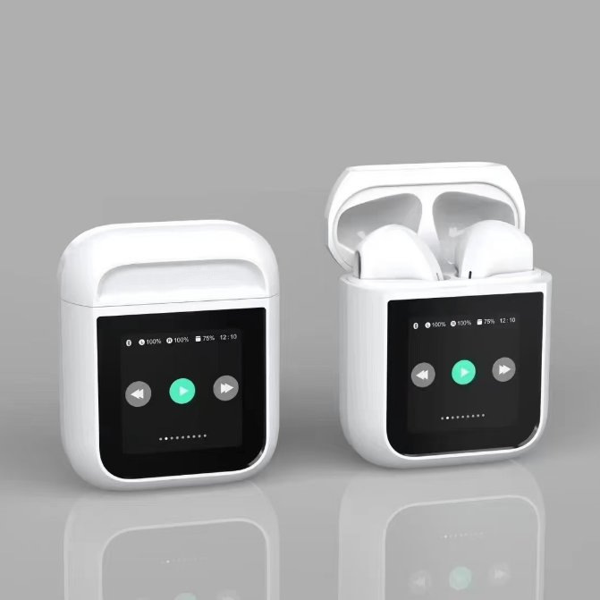 V8 ディスプレイ AI 翻訳 A9pro Bluetooth ヘッドセット ワイヤレス インイヤー ノイズ リダクション スライド カバー V20 ANC Huaqiangbei|undefined