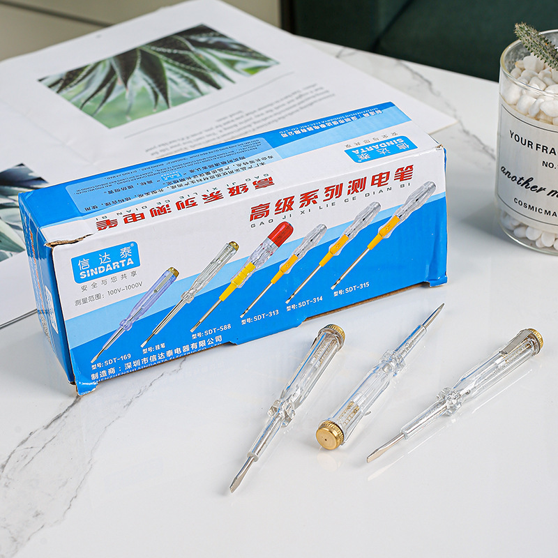 Household hardware measuring pen contact light-up boutique electric pen electrical testing pen manufacturers wholesale Household hardware measuring pen contact light-up boutique electric pen electrical testing pen manufacturers wholesale