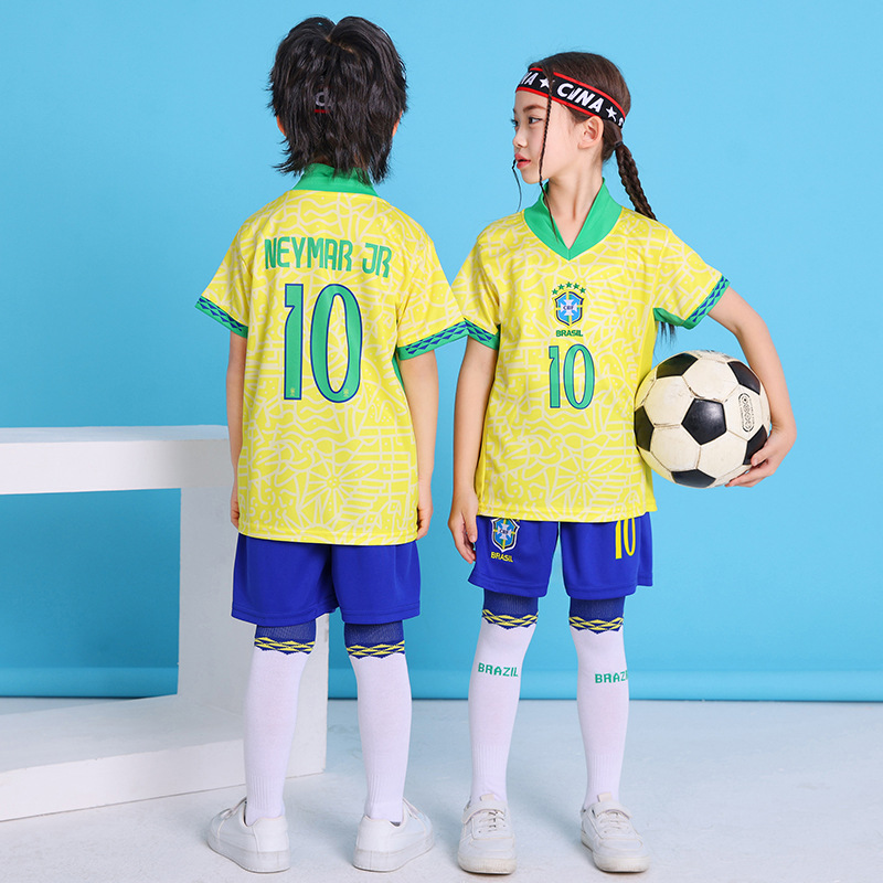 Camiseta de fútbol Ronaldo Real Madrid Santos Neymar Camiseta de entrenamiento de mangas cortas Copa del Mundo 2026 Fan Edition