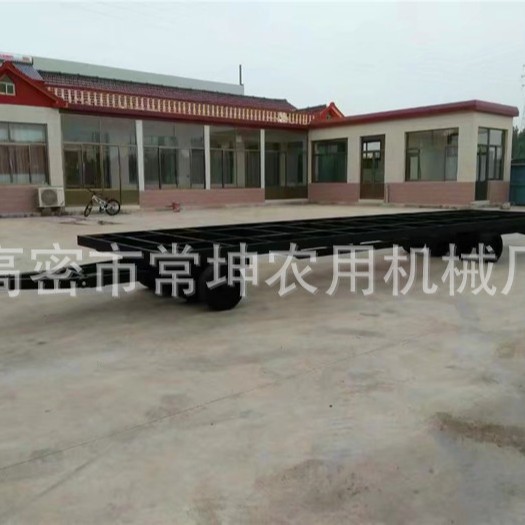 15吨骨架拖车  厂家供应平板拖车  非标平板拖车定 做厂家