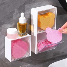 小熊花形心形圆形 压缩木浆棉挂壁收纳便捷抽洗脸扑洗脸棉洁面扑