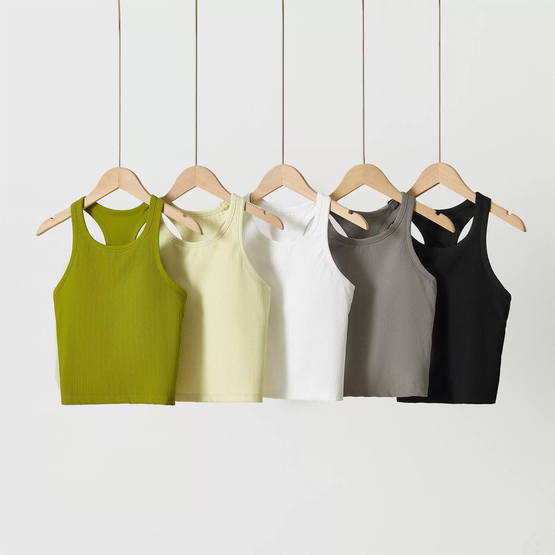 原厂ebb瑜伽服背心女工字运动外穿紧身速干带胸垫跑步文胸健身上