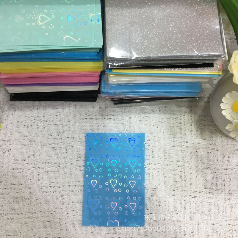 CPPカード膜20糸透明カードカバー小カードレーザー二層カード膜バーカバー自己粘着袋ポップコーン|undefined