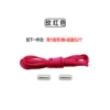 Rose red silver shoe buckle