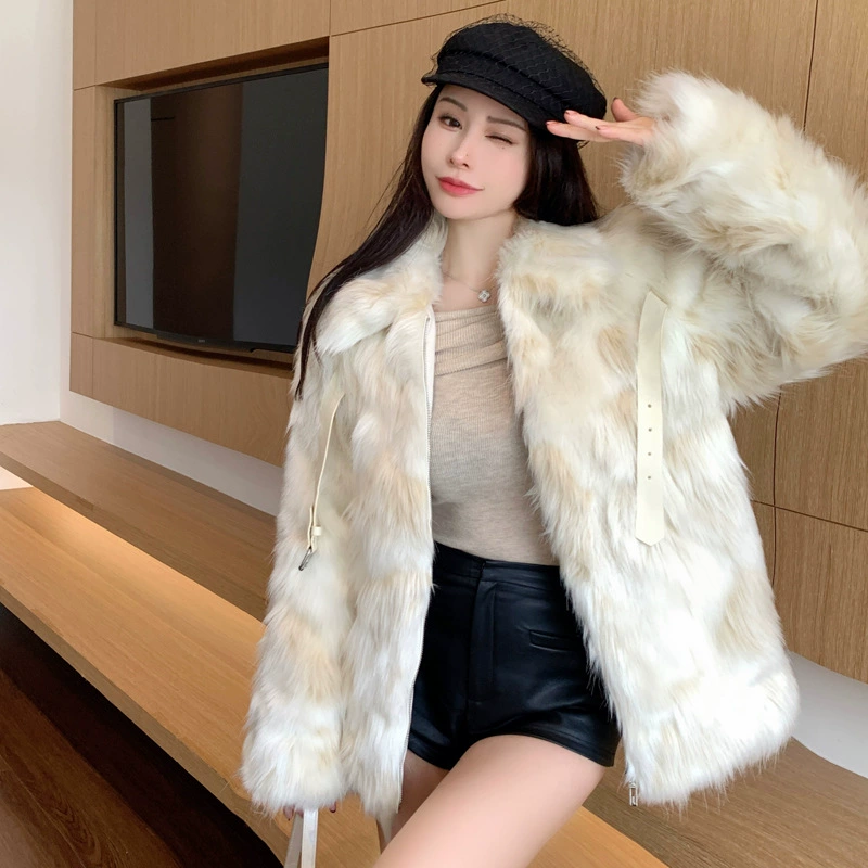 Winter lightweight short velvet jacket, high-quality style