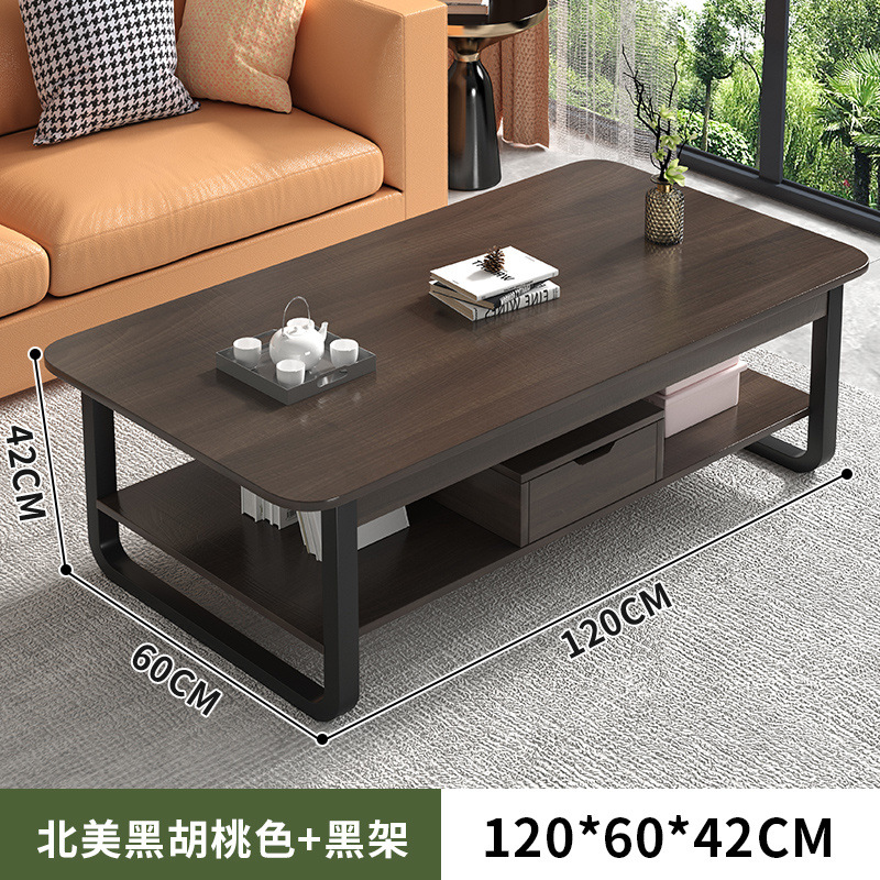 Mesa de té pequeña sala de estar simple simple mesa pequeña casa de sofá de lujo simple mesa creativa moderna mesa cuadrada