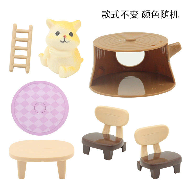 Juego de escenas de juguetes para mascotas para niños, decoración, juego de caja de regalo de juguetes para niños y niñas, venta directa de fábrica al por mayor