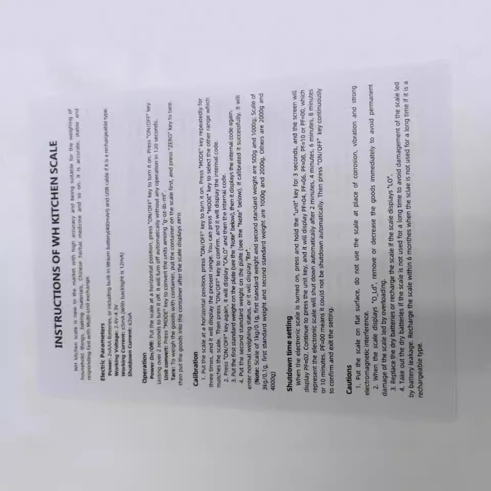 2024 nueva báscula de cocina báscula electrónica 7kg / 1g báscula de horneado báscula de panel impermeable