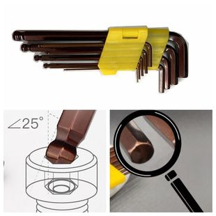 Industrial-Grade Bronze Red L-Shaped Wrench, Horn Open-End Wrench, Hardened Inner Hexagonal Key Manufacturer