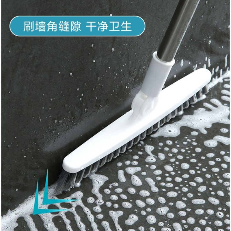 Brush with Long Handle and Hard Bristles, Bathroom Floor Brush, Bathroom Brush, Special Tile Gap Cleaning Floor Brush