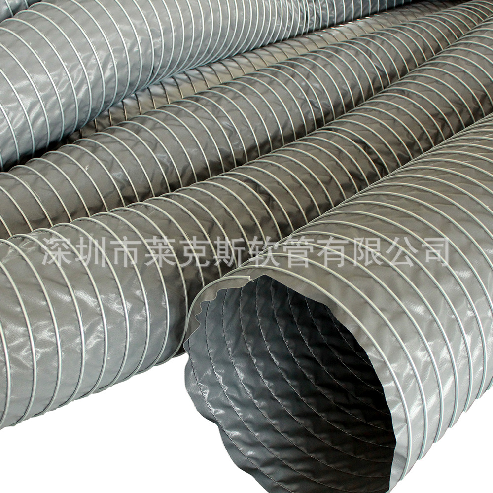 厂家直发耐高温风管用于柴油发动机试验台汽车尾气的排放高温抽排