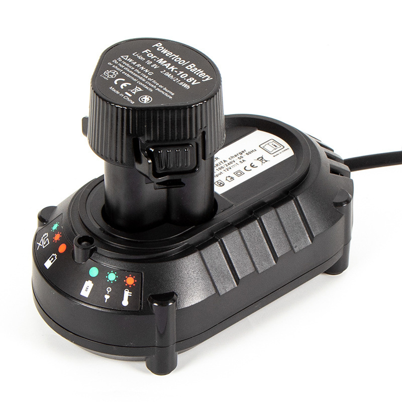 跨境新款替代DC10WA充电替代牡田BL1013充电器10.8V锂电池充电器