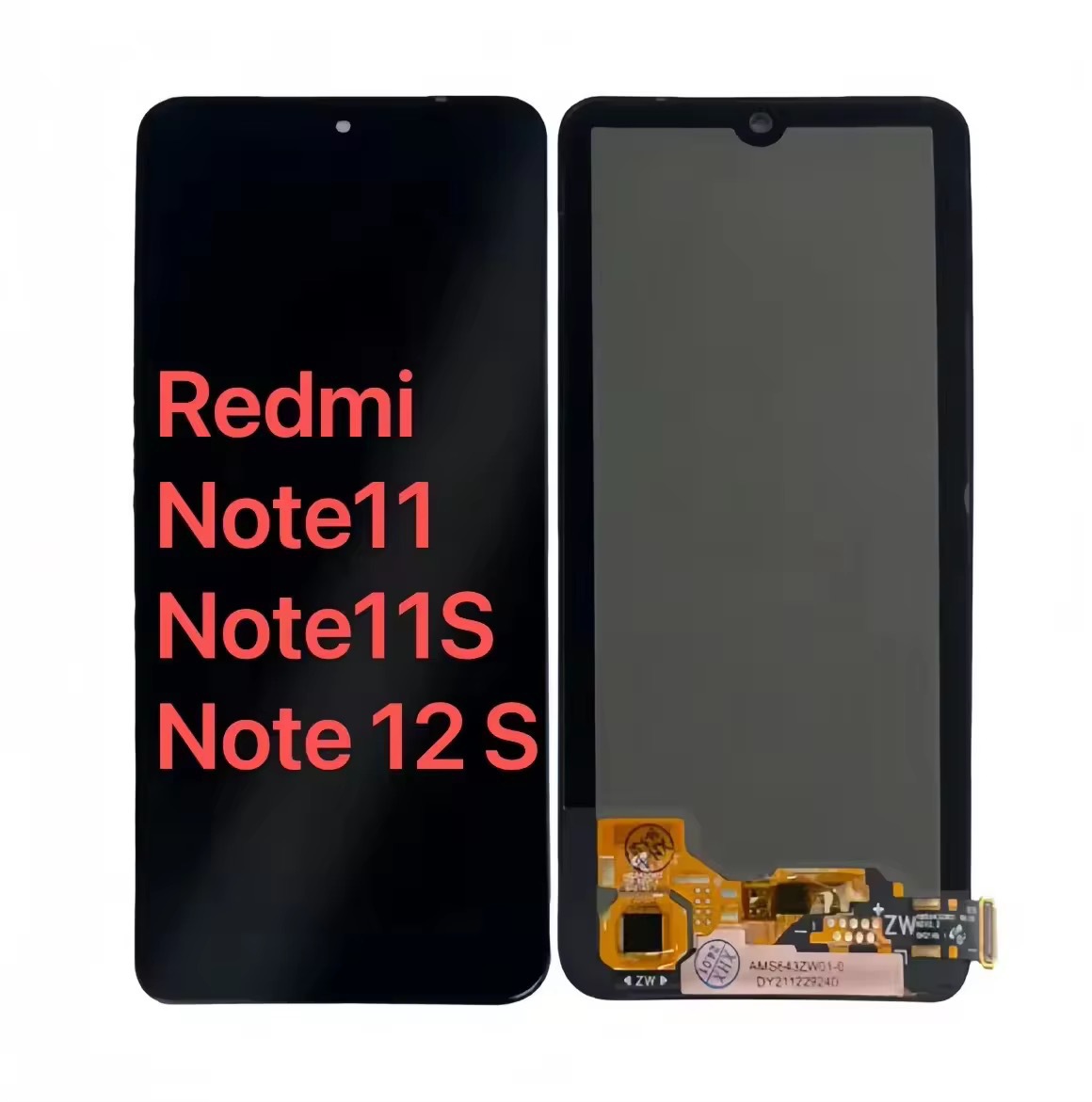 Para Redmi note12/12s teléfono móvil LCD pantalla conjunto RM11/11S pantalla todo en uno