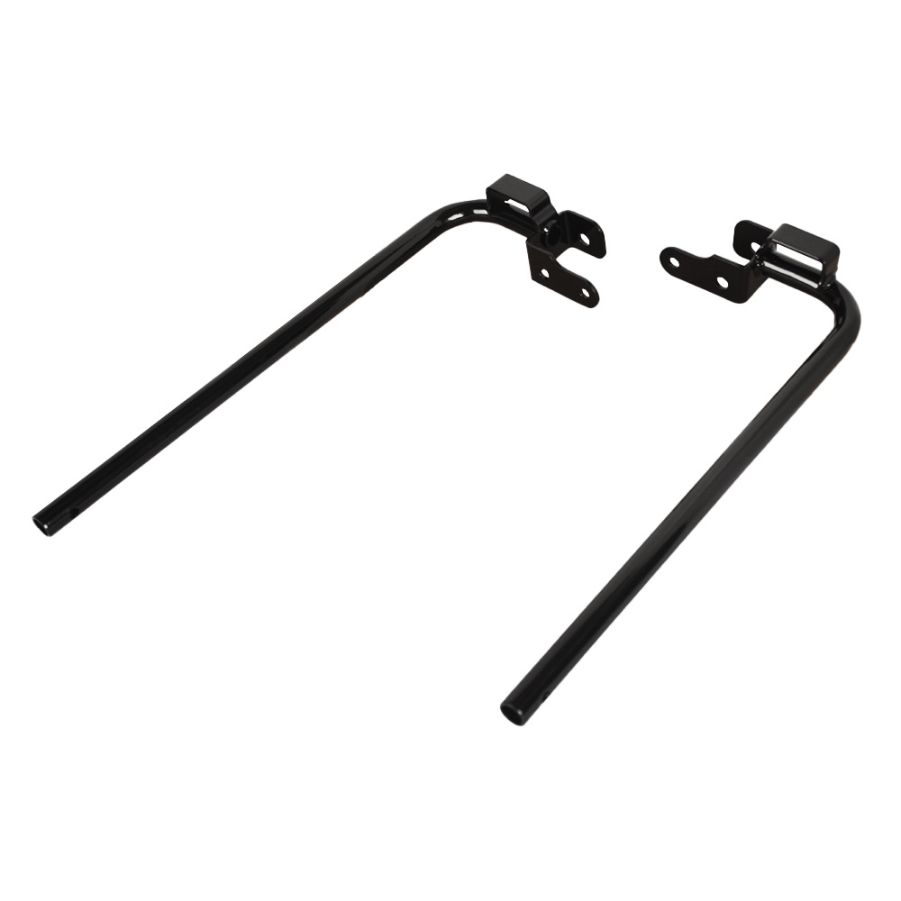 Painted Carbon Steel Harley 14-24 Glide Painted Carbon Steel Rear Bumper with Tow Bar 1.25 Thick Steel Mold
