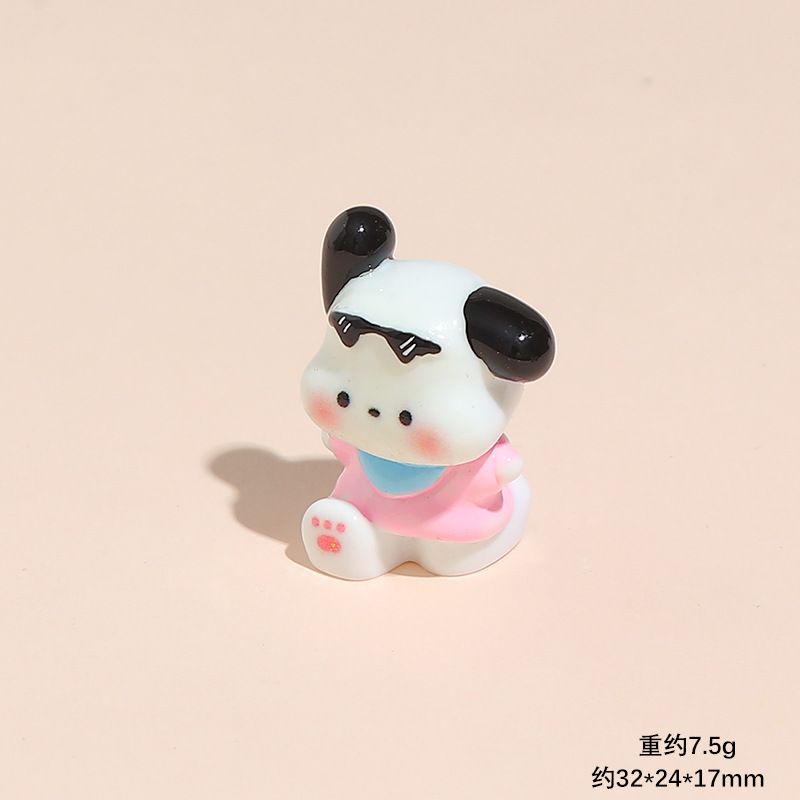 분홍색 옷을 입은 강아지