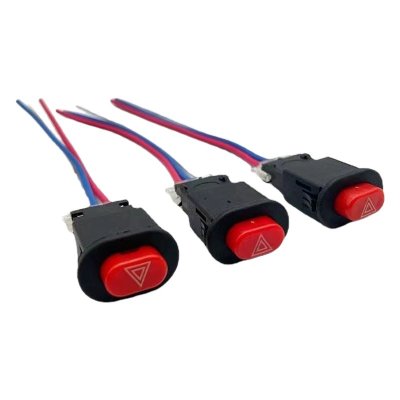 Производители поставляют автомобили и мотоциклы модифицированные общие пропустить работу двойной флэш-рожок переключатель кнопка небольшой переключатель оптом