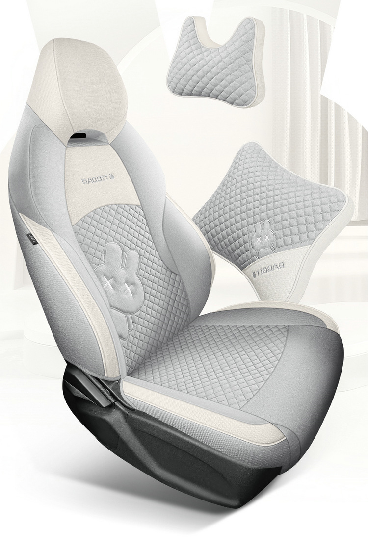 BYD yuan plus seat cover fully surrounded by four seasons breathable cotton and linen car seat cover glory version yuan plus special cushion