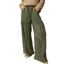L 79173 Solid Color Drawstring Pants ֱͲ�Lѝ �羳�W��