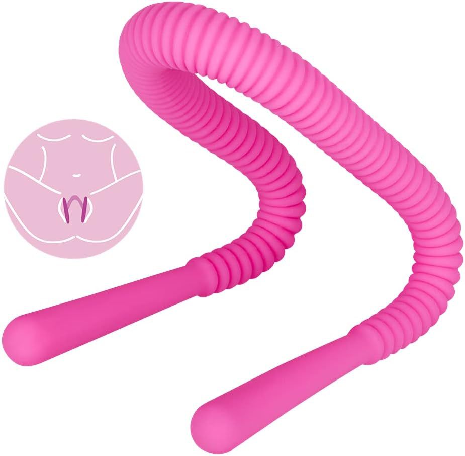 Silicone Vaginal Dilator Speculum Set, Pink Adult Intimate Training Device — detail image 11