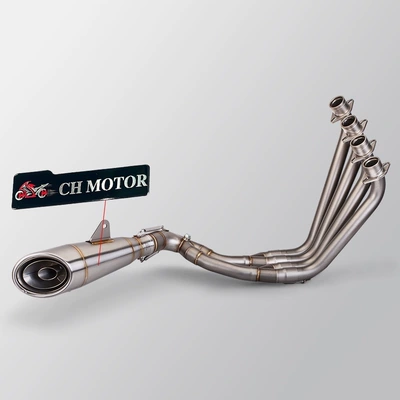 SC bottom-outlet full-section straight-back pressure sound wave upgrade is suitable for Honda CBR650R CB650R modified exhaust pipes (Exhaust pipe) - bottom-row-full-section