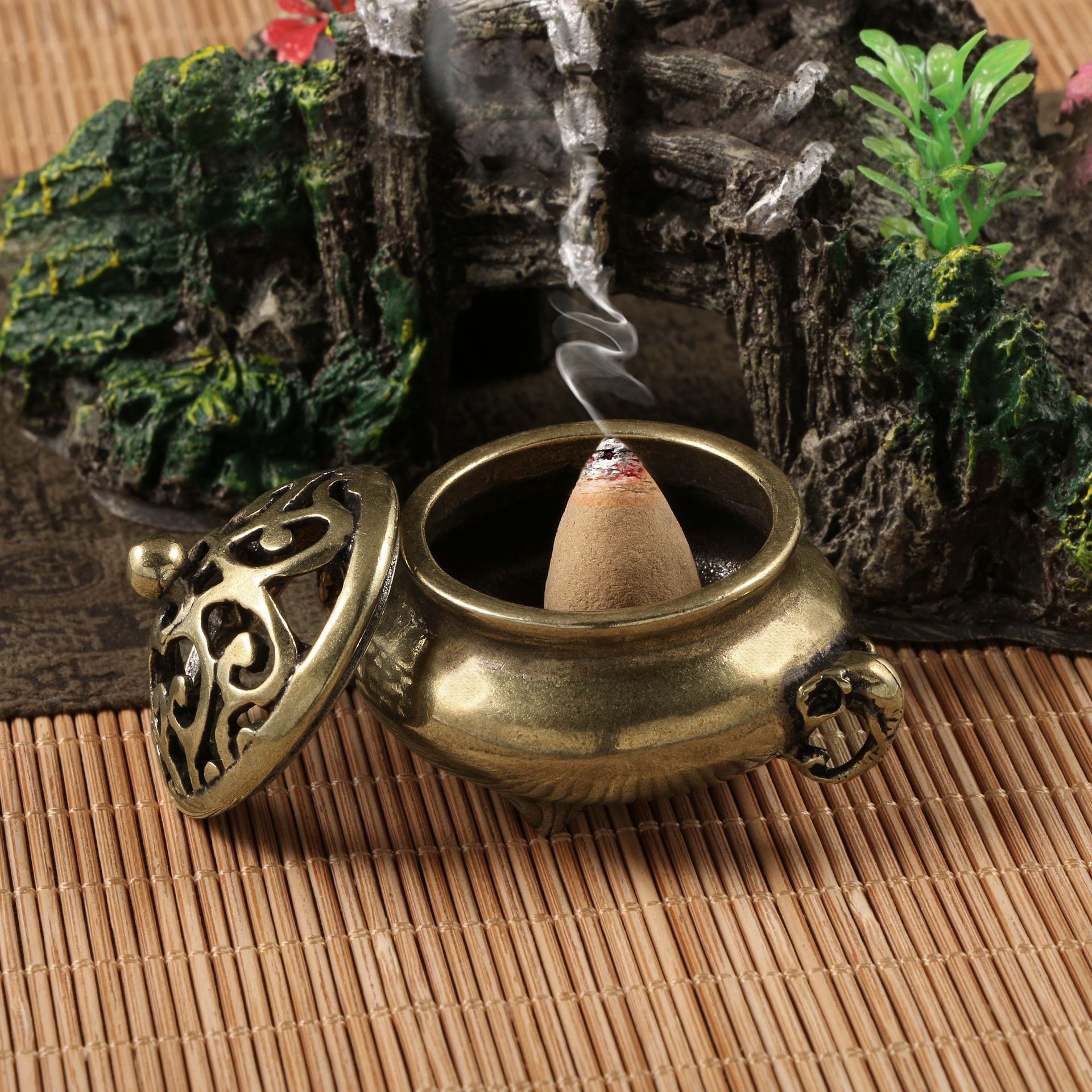 Small brass Incense burner