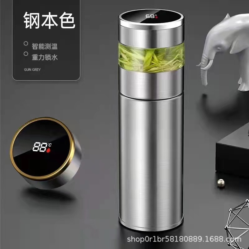Taza Térmica de Acero 316 – Con Separador de Té, Diseño Elegante, para Hombre o Mujer