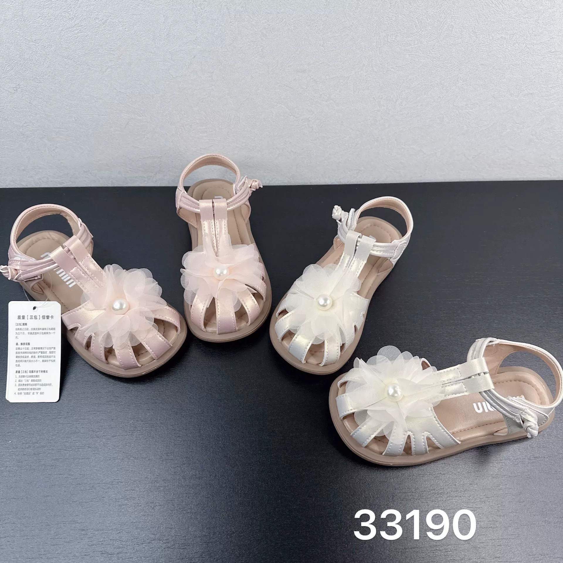 Женские босоножки 2025 Летние новые женские кроссовки Принцесс обувь Детская обувь Баотоу цветы мягкая подошва нескользящая обувь для девочек