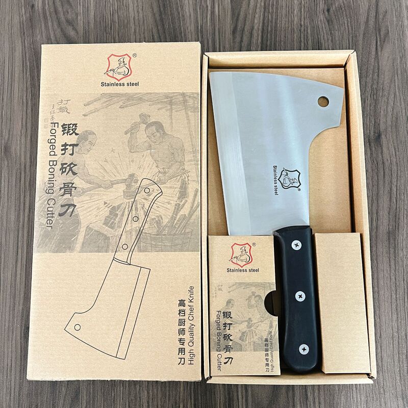 厚みのある家庭用骨切り包丁、大きな骨を切るための専用包丁セット、鋭利で完全な機能を備えたキッチン用肉屋骨切り包丁|undefined