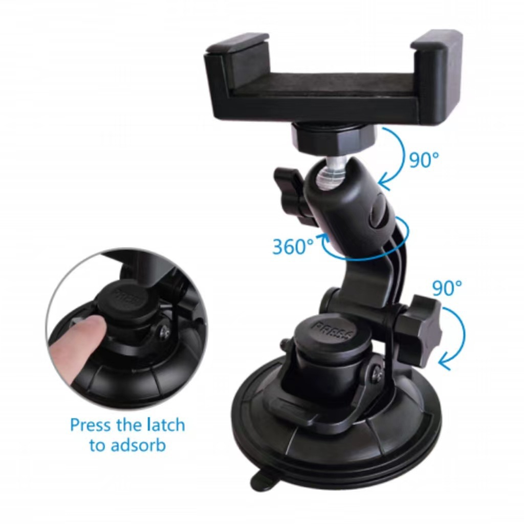Car Mobile Phone Shooting Bracket Mobile Phone Photo Live Video Fixed Bracket Car Navigation Bracket Suction Cup Car Use