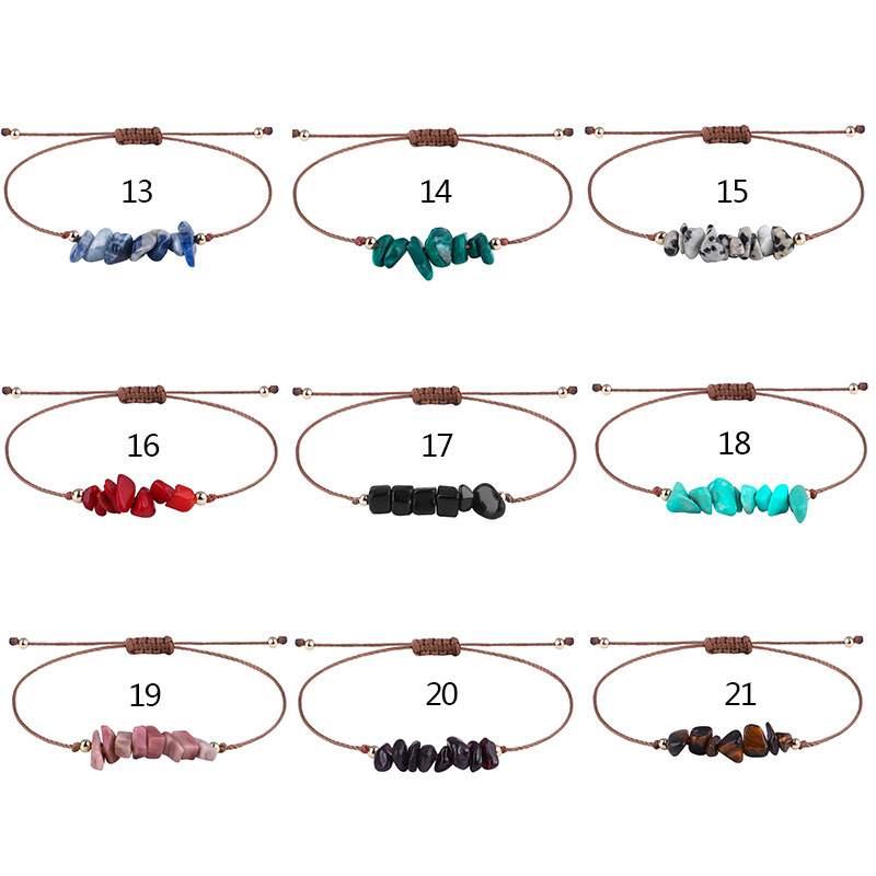 Pastoral Geometric Stone Rope Braid Women's Bracelets display picture 2