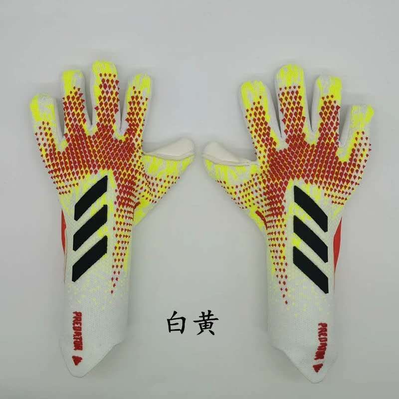 Guantes de fútbol portero profesional portero adulto Halcón juego infantil antideslizante desgaste transpirable flores de seda dorada platina