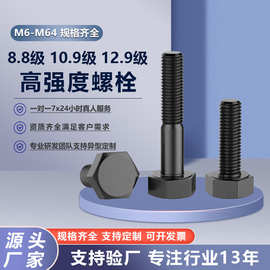 碳钢级高强度外六角螺栓/螺丝GB57825783六角螺杆接头商行细加长