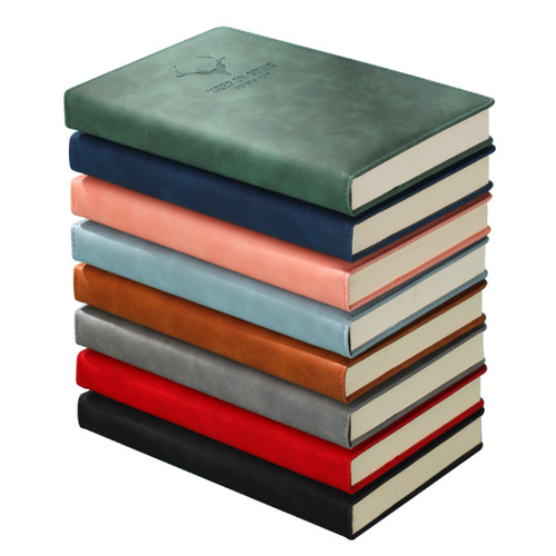 Thick and stylish A5 notebook, business simple ultra-thick notebook, retro literary student notebook, wholesale notebooks