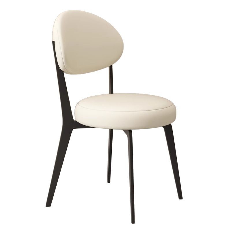 Silla de comedor italiana silla de diseño moderna y minimalista, silla de mesa de comedor con respaldo, taburetes de comedor nórdicos, minimalistas