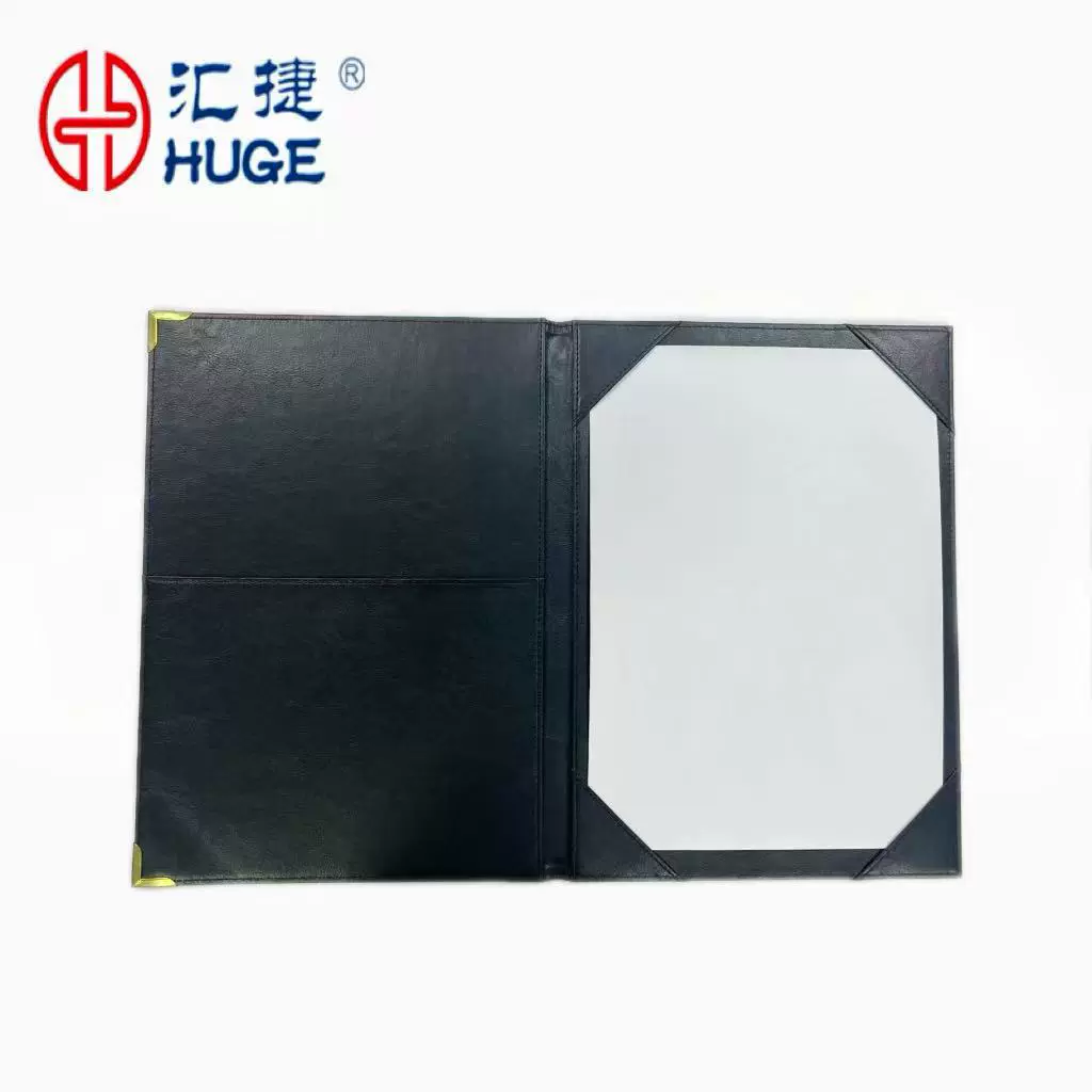 跨境批发PU皮质结业证毕业证外壳奖状证书皮套定制荣誉证书印LOGO