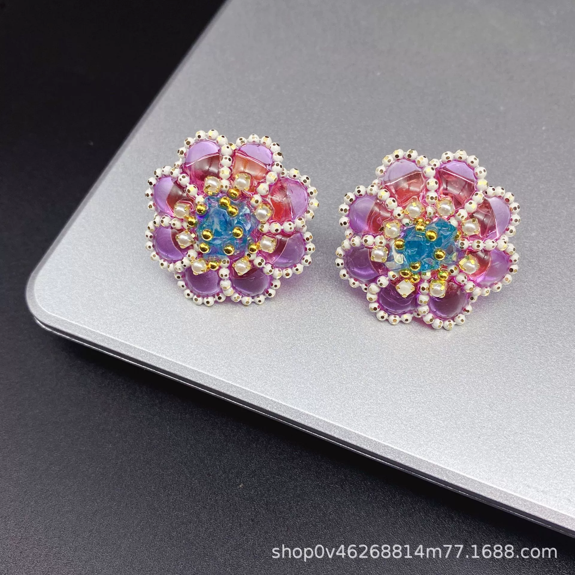 Подлинный дизайнерский модный универсальный органический медный браслет handmade with zircon from pearl, серебро 925 образец