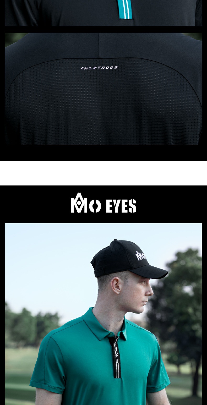Áo polo nam tay ngắn MO EYES Magic Eyes thoáng khí mùa xuân hè — M25YF028-Áo màu xám hiện đại [lưới thoáng khí/mềm mại và có độ đàn hồi cao], M25YF028-áo xanh [lưới thoáng khí/mềm mại và có độ đàn hồi cao], M25YF028-áo đen [lưới thoáng khí/mềm mại và có độ đàn hồi cao] chi tiết 16