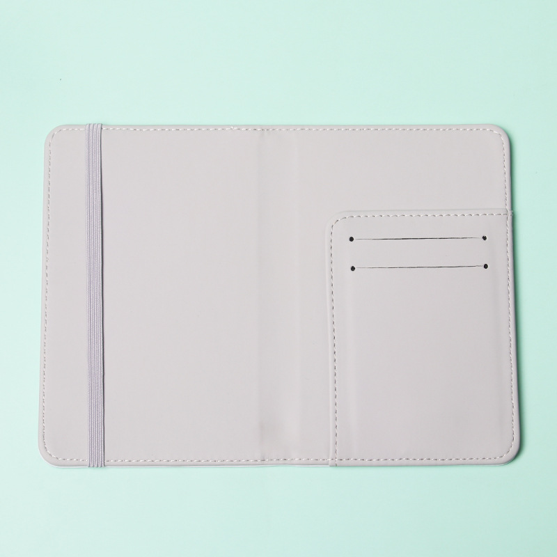 Nuevo tipo transfronterizo de transferencia de calor, sublimación, paquete de clip de pasaporte de múltiples tarjetas de gran capacidad, conveniente cubierta protectora de certificado en blanco
