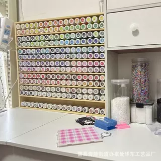 简约木质多层拼豆收纳架可壁挂实木手办展示架汽车模型陈列架
