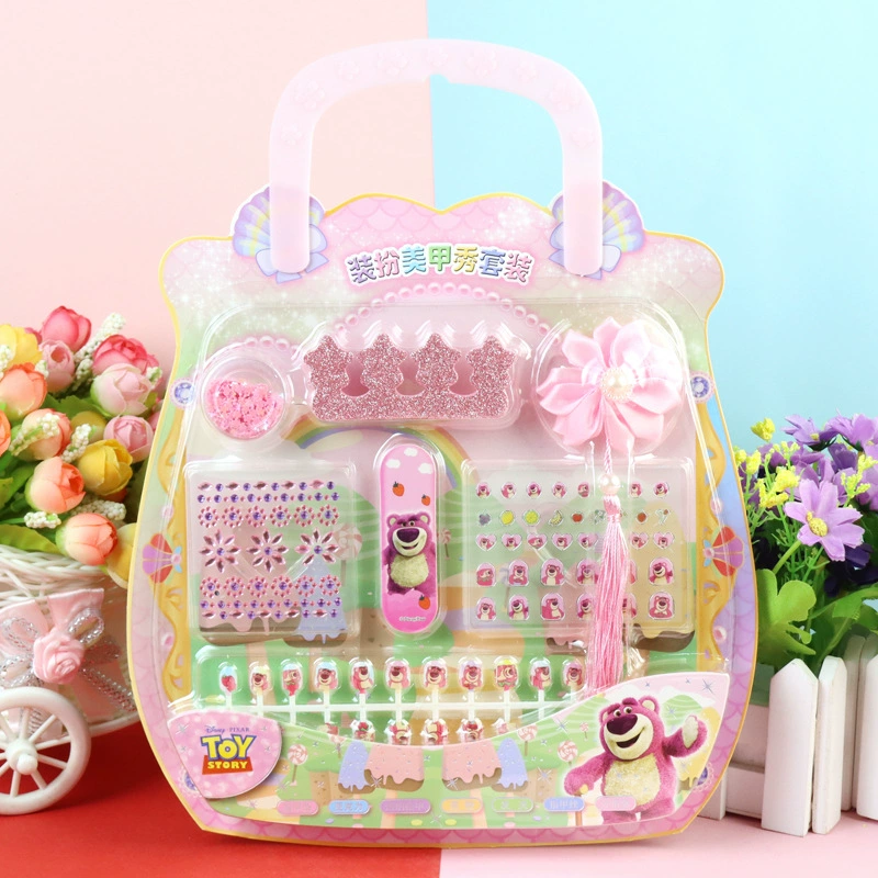 Детский мультфильм Frozen Princess кольцо для ногтей драгоценный камень античный кулон для ногтей поддельный кусок костюм наклейки для ногтей