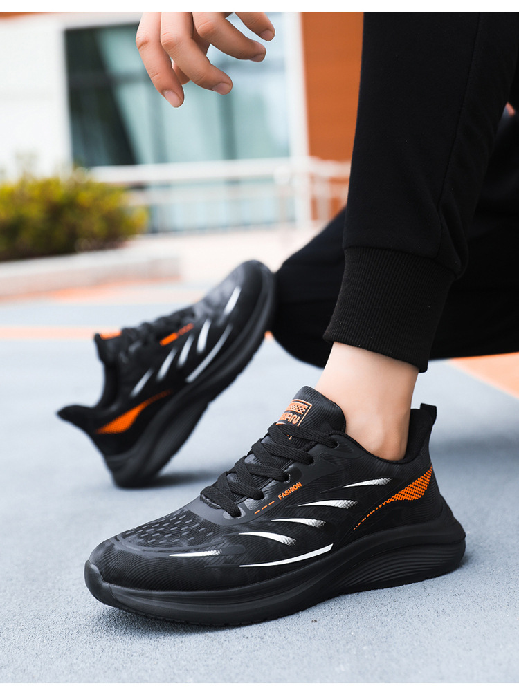 Scarpe da ginnastica da uomo Scarpe da tennis Scarpe da ginnastica Suola in gomma Calzature traspiranti_voghion.com